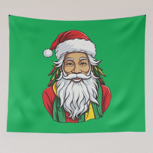 Item preview, Rasta Santa designed and sold by StickyFizzStore.