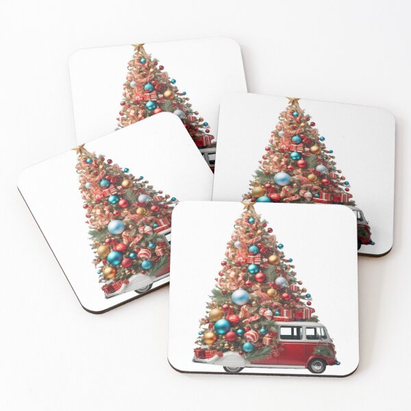 Aperçu de l'œuvre Camionnette de Noël créée et vendue par Imaginaria Inkworks.