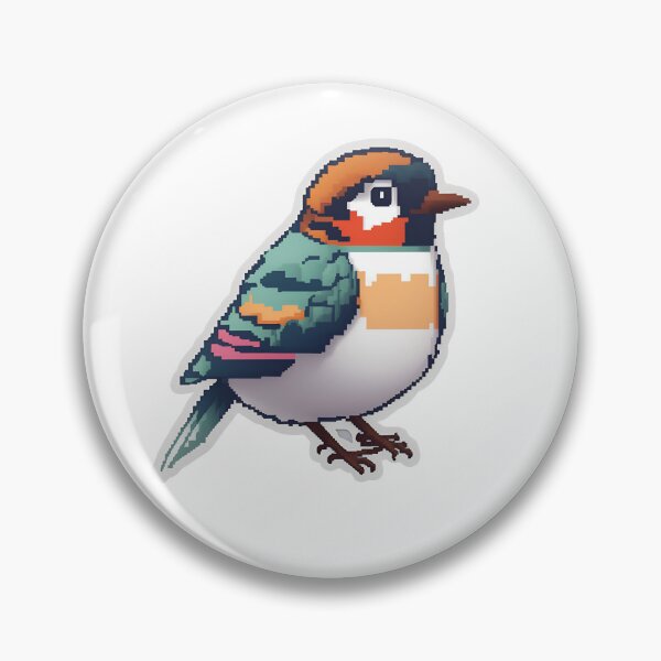 Item preview, bird in 8bit designed and sold by Hyperdrivee.