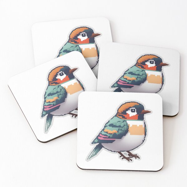 Item preview, bird in 8bit designed and sold by Hyperdrivee.