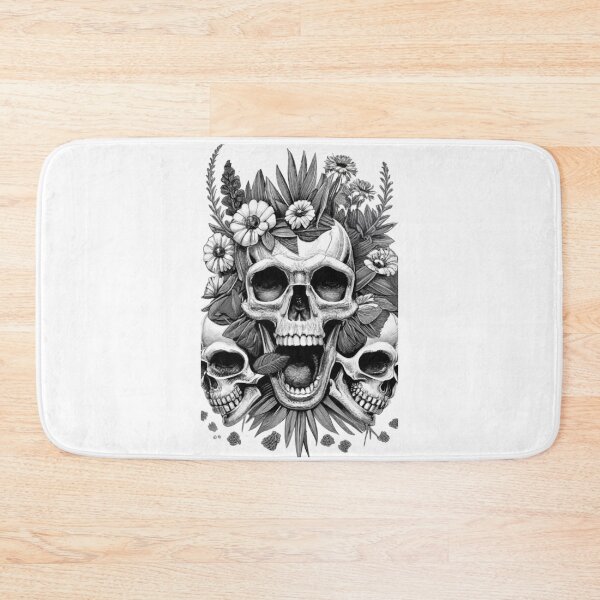 Item preview, Bones And Flowers designed and sold by ColorFlick.