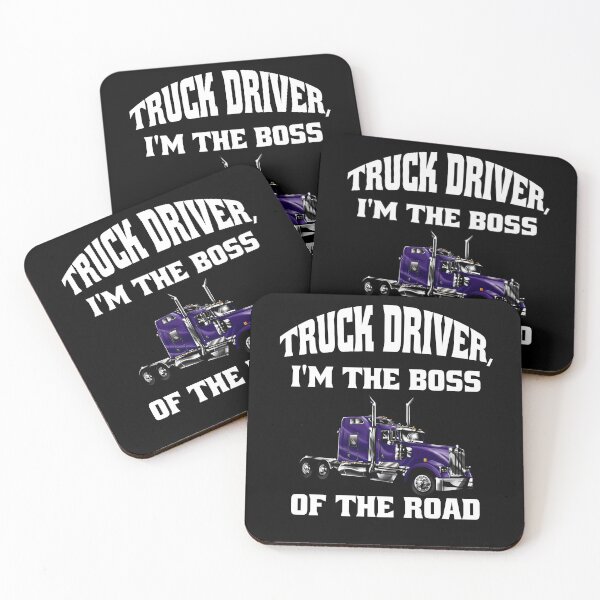 Item preview, Big Rig Truck Driver, I'm The Boss Of The Road designed and sold by fantasticdesign.