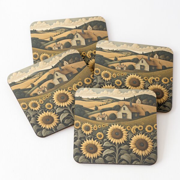 Item preview, Americana - Sunflowers 12 designed and sold by sage-and-se7en.