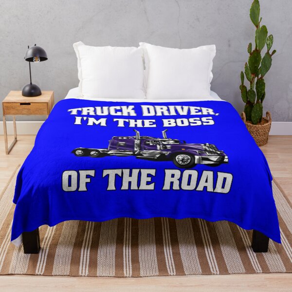 Item preview, Big Rig Truck Driver, I'm The Boss Of The Road designed and sold by fantasticdesign.