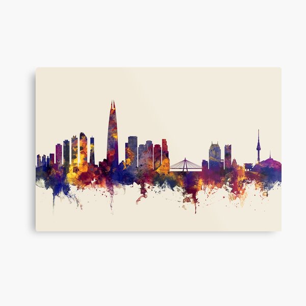 Item preview, Seoul Skyline South Korea designed and sold by MICHAEL TOMPSETT.