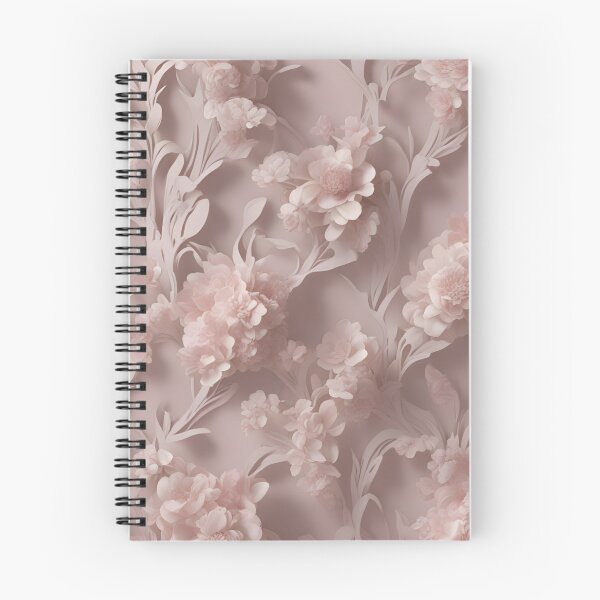 Item preview, 3D Pink Flowers Pattern Design designed and sold by Parallax Grafica.
