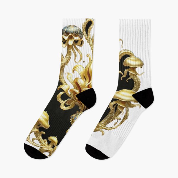 Item preview, Baroque Golden Mushrooms Decorative Art designed and sold by artelligens.