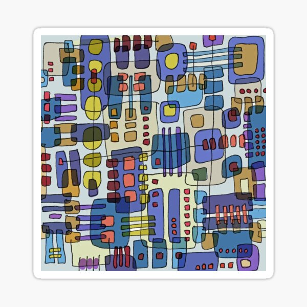 Openings23-0928 BlueRedYellow Sticker