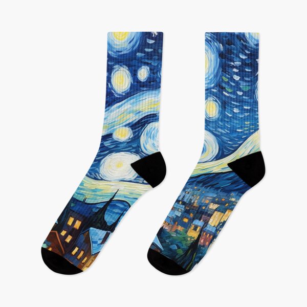 Item preview, Van gogh Inspired Starry Night Cat Painting designed and sold by Vangoholic.
