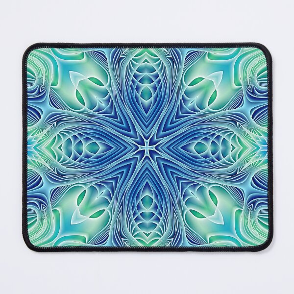 Item preview, Green and Blue Floral designed and sold by Sybille-Yates.