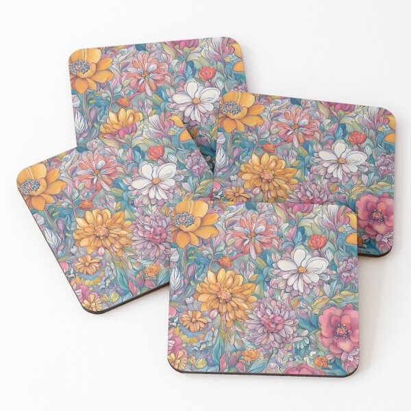Item preview, Cartoon Flower Pattern  designed and sold by Parallax Grafica.