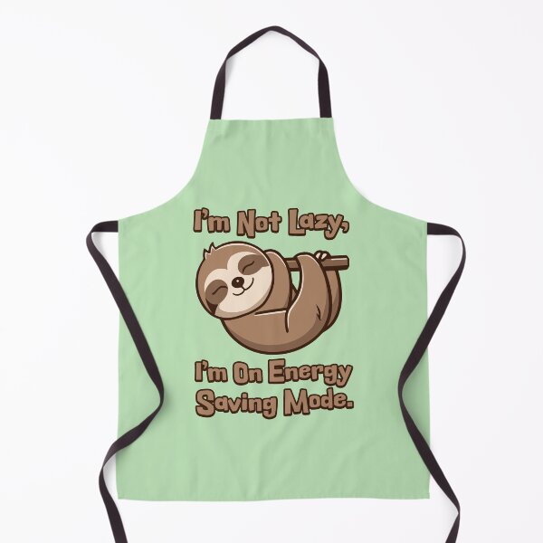 Item preview, I'm Not Lazy I'm On Energy Saving Mode! Cute Sloth Cartoon designed and sold by PMCreative.