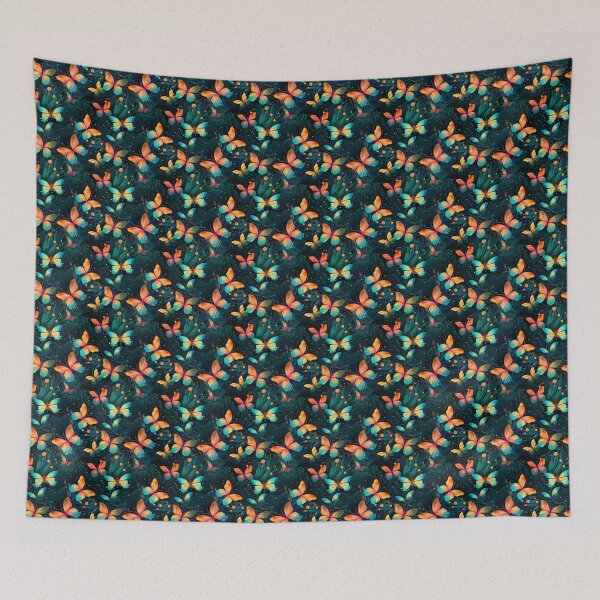 Item preview, Vibrant Butterfly Pattern designed and sold by PrintsyPattern.