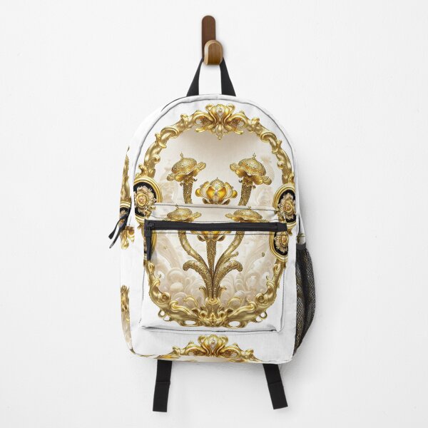 Item preview, Royal Golden Mushrooms Baroque Decorative Design designed and sold by artelligens.