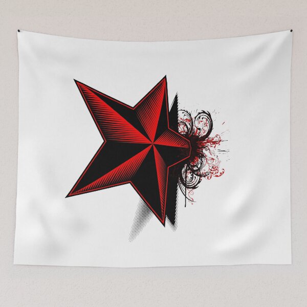 Item preview, Red Nautical Star designed and sold by RevolutionGFX.
