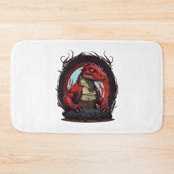 Item preview, red komodo dragon designed and sold by Karaz's Animal Kingdom.