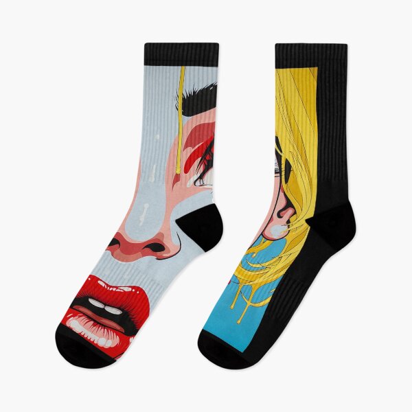Item preview, pop art women red crying designed and sold by AceILA.