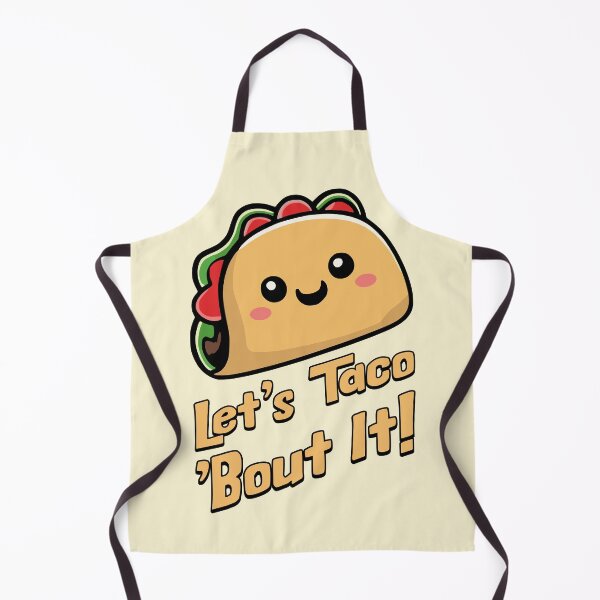Item preview, Let's Taco Bout It! Cute Taco Cartoon designed and sold by PMCreative.