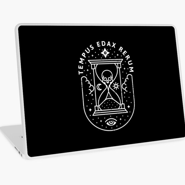 Time / White Laptop Skin