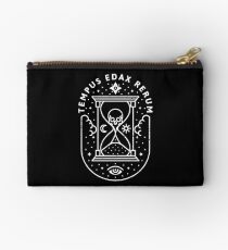 Time / White Studio Pouch