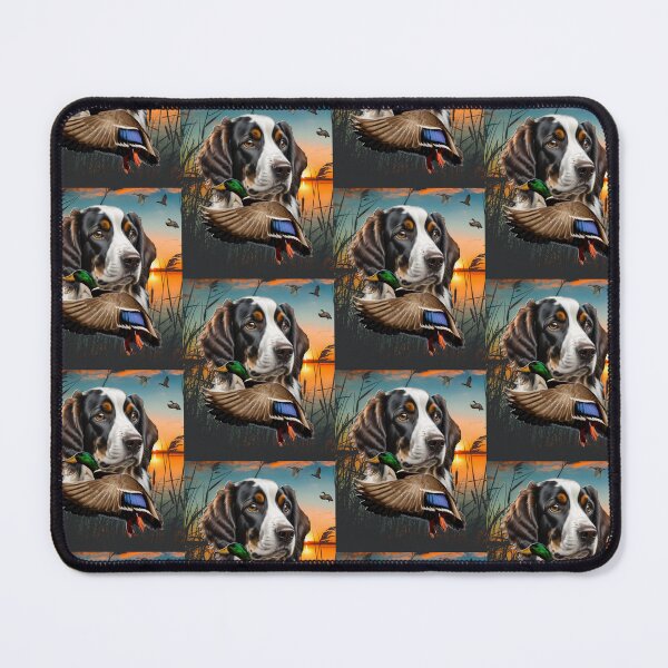 Item preview, Springer Spaniel Retriever and Flying Mallard Sunrise Duck Hunt Design designed and sold by LifeCrush.