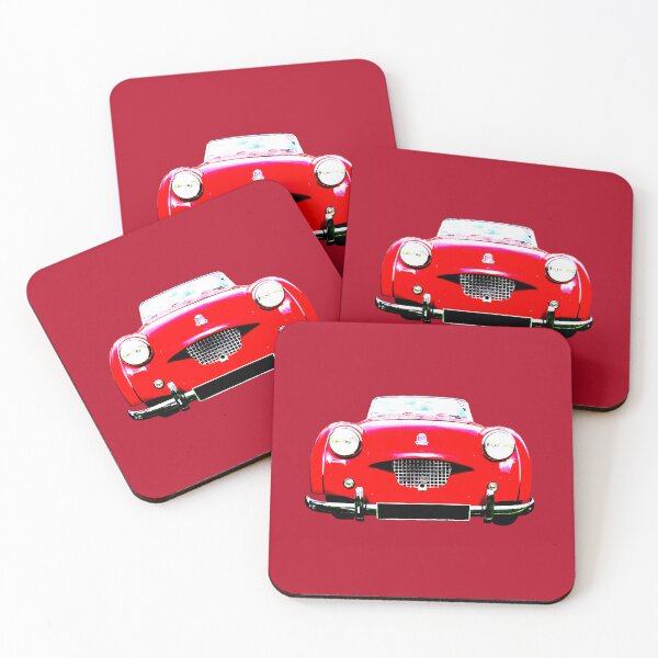 Item preview, Triumph TR2 1950s British classic car bold red designed and sold by soitwouldseem.