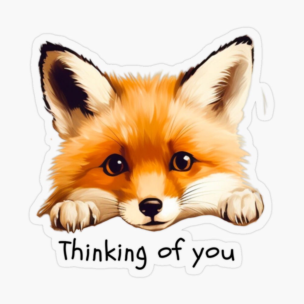 Early bird pre-order discount] Five transparent stickers into a group   Five fox stickers to own at one time - Shop Hello Studio Stickers - Pinkoi