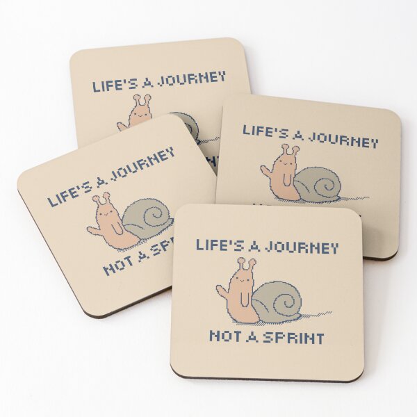 Item preview, Life's A Journey, Not A Sprint - 8bit Pixel Art designed and sold by pxlboy.
