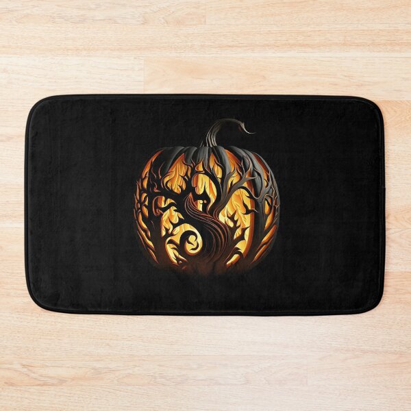 Item preview, Halloween pumpkin with tree decoration designed and sold by PsionicVoid.