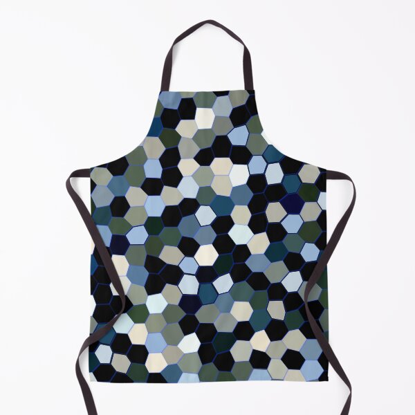 Item preview, Friendly Black, White, Grey and Blue Mosaic designed and sold by KaSaPo.