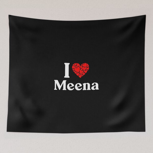 Item preview, Meena Heart - I Love Meena designed and sold by MiraclePitts.