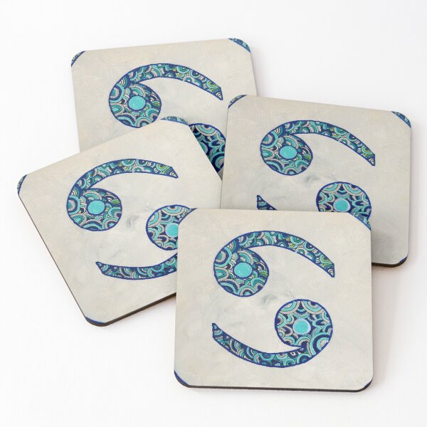 Item preview, Cancer astrology, zentangle meditative art designed and sold by Kat115.