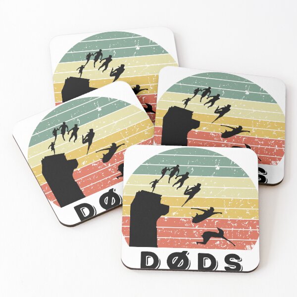 Item preview, Dods logo jumping death dive distressed sunset  designed and sold by Leivenaar.