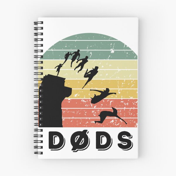 Item preview, Dods logo jumping death dive distressed sunset  designed and sold by Leivenaar.