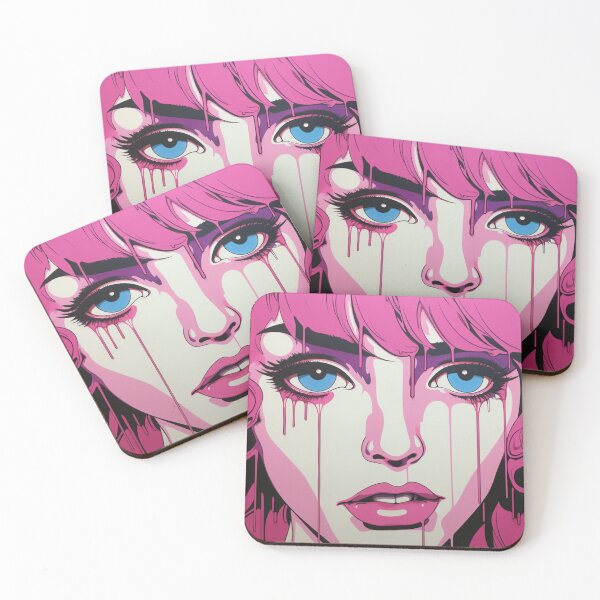 Item preview, pop art women pink art designed and sold by AceILA.