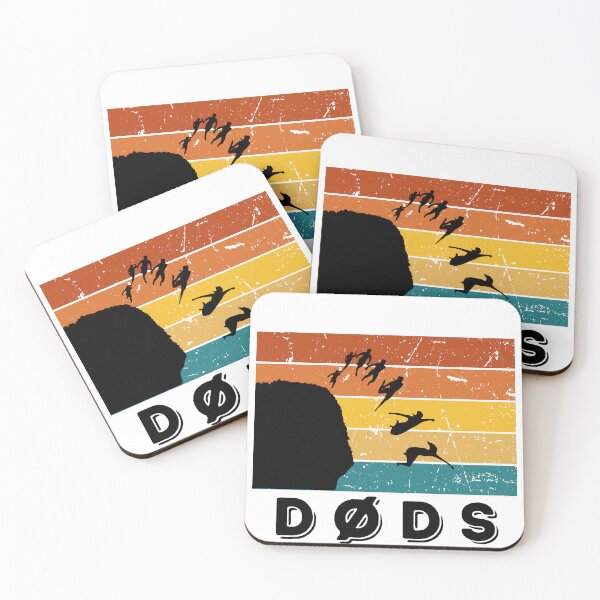 Item preview, Dods logo distressed sunset square logo designed and sold by Leivenaar.
