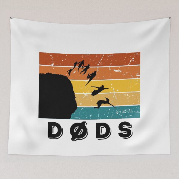 Item preview, Dods logo distressed sunset square logo designed and sold by Leivenaar.