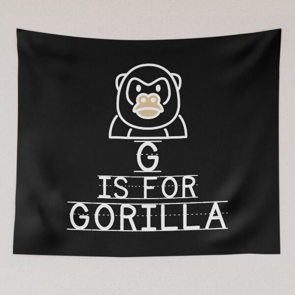 Item preview, G Is For Gorilla designed and sold by SunfullyYours.