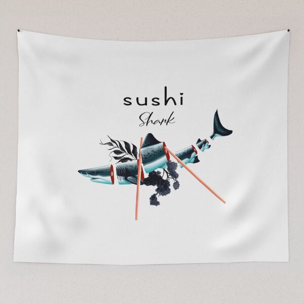 Artikelvorschau, Köstliches Sushi. Fischsushi. entworfen und verkauft von Anastasiia Yurevych.