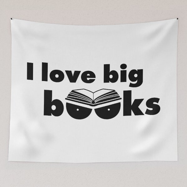 Item preview, I Love Big Books designed and sold by ZePunchlineShop.