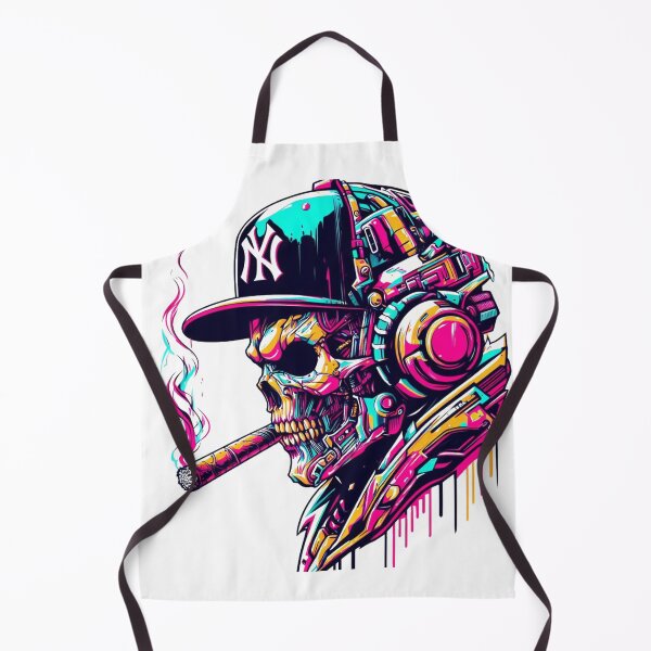Item preview, Cyberpunk New York  Alien Skull  designed and sold by obviouslogic.