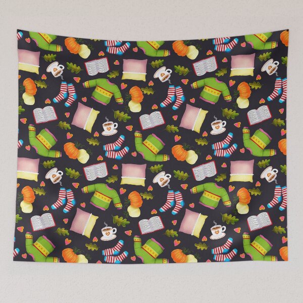 Item preview, Cozy autumn pattern designed and sold by Kalaidas-Art.