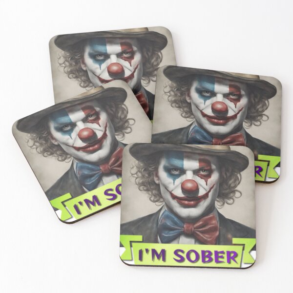 Item preview, Clown - I'm Sober designed and sold by DonAscaneo.