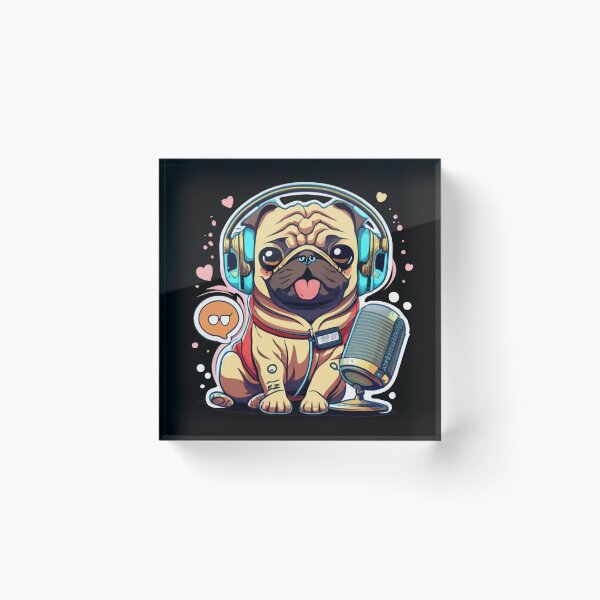 Item preview, Dog podcast designed and sold by TrendyPalette.