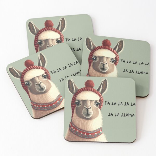 Item preview, Christmas Fa La Llama designed and sold by newbear-design.