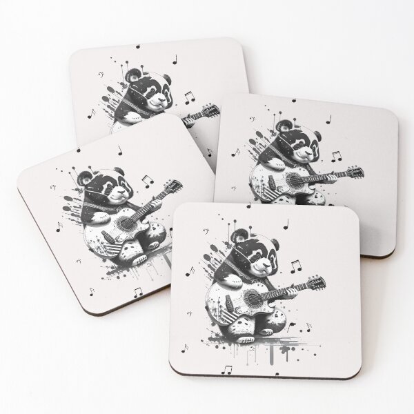 Item preview, Panda Guitar Music designed and sold by OnPointWear.