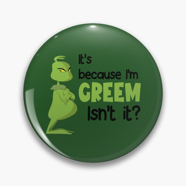 Item preview, It's because I'm green isn't it? designed and sold by charlotte-print.