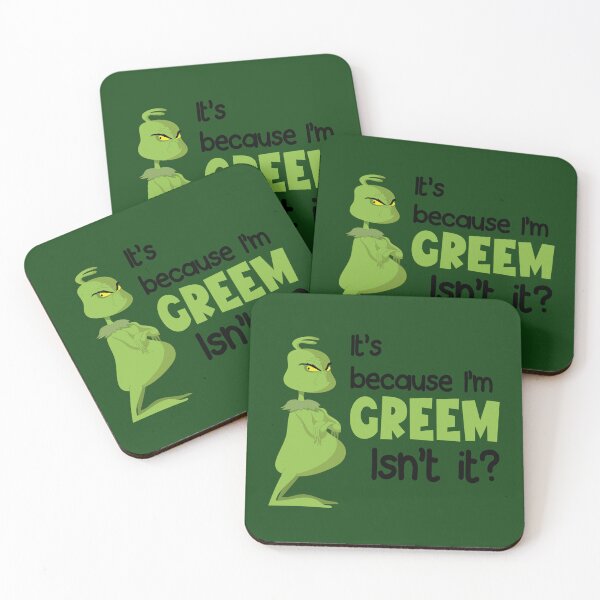 Item preview, It's because I'm green isn't it? designed and sold by charlotte-print.