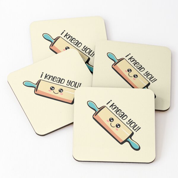 Item preview, I Knead You! Cute Rolling Pin Cartoon designed and sold by PMCreative.