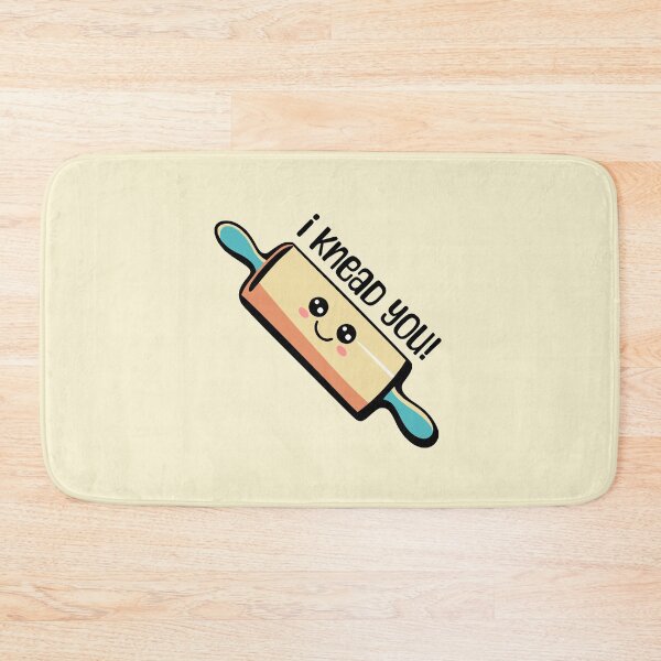 Item preview, I Knead You! Cute Rolling Pin Cartoon designed and sold by PMCreative.